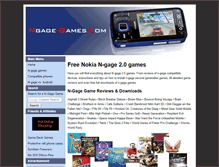 Tablet Screenshot of ngage-games.com